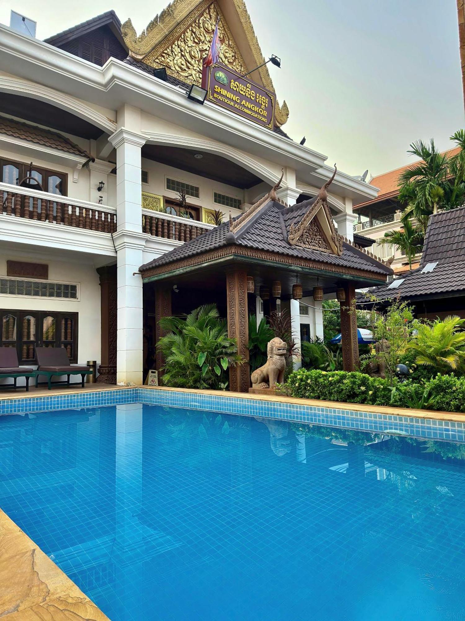 Shining Angkor Boutique Hotel Сіємреап Екстер'єр фото